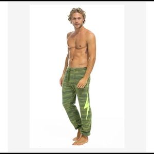Aviator Nation Bolt Stitch Camo Sweatpants